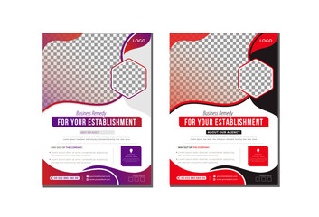 Corporate Business Flyer Design Layout