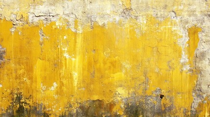 Weathered yellow wall texture