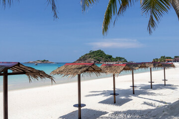 Breathtaking and scenic view of the beach at Redang Island, Malaysia.