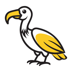 Vulture vector art.