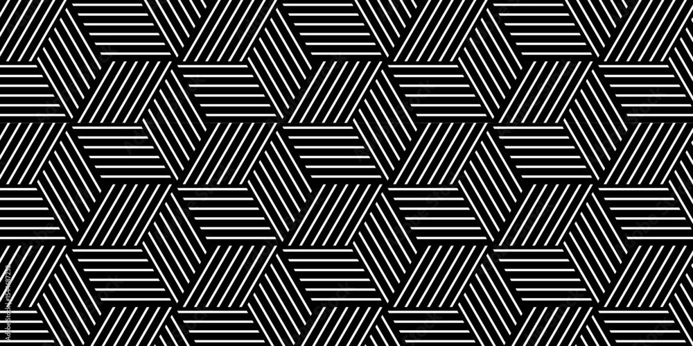Poster vector geometric diagonal fabric waves seamless line texture. seamless pattern abstract geometric wi