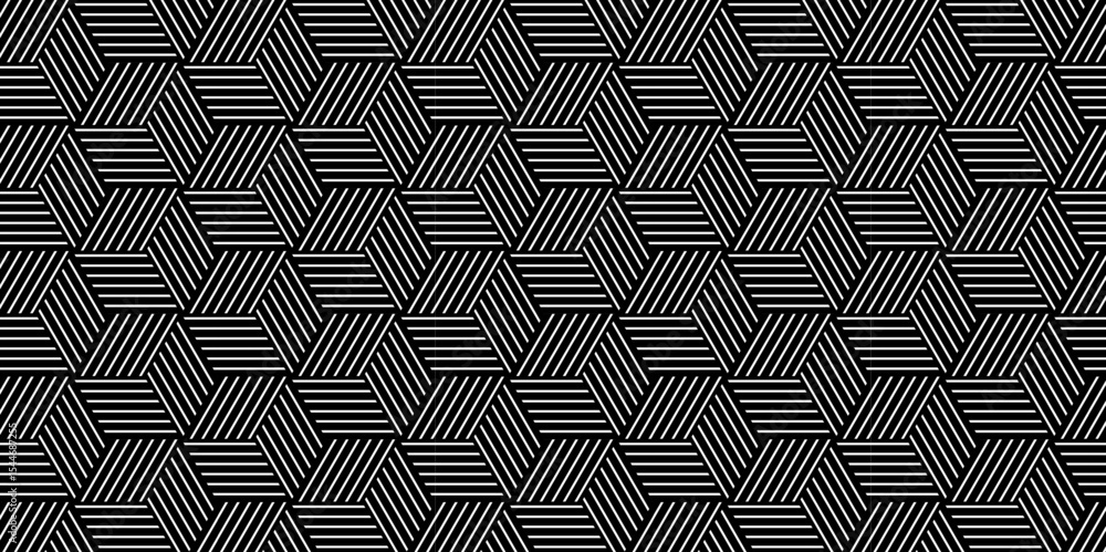 Poster vector geometric diagonal fabric waves seamless line texture. seamless pattern abstract geometric wi