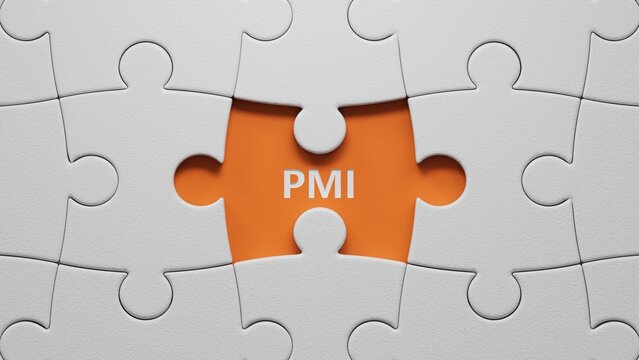  with the letters PMI . PMI - short for Project Management Institute.