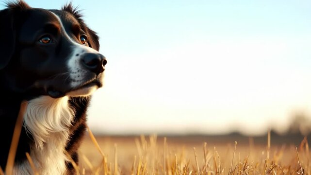 Dog, Grass, 