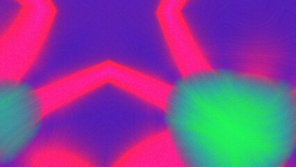 Abstract Radiant Burst with Soft Grain Texture, Symmetrical Glow Pattern in Psychedelic Style, Radiating Circular Abstract with Subtle Noise, Kaleidoscopic Starburst with Gradient Flow