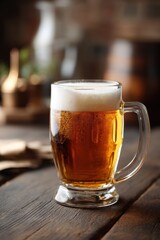 Beer Pint Glass Traditional Pub Cozy Tavern