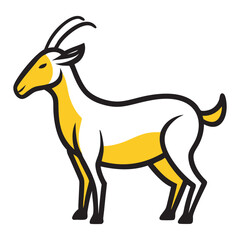 Goat vector art.