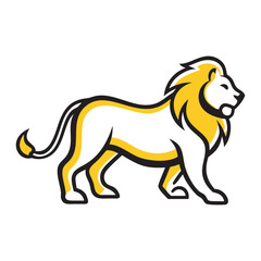 Lion vector art illustration.