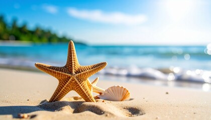 starfish on the beach