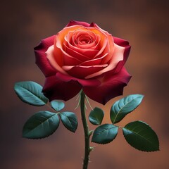single red rose