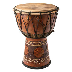 Authentic Djembe Drum: West African Percussion Instrument Detail