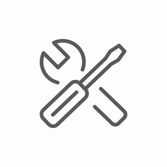 techician tools icon sign vector