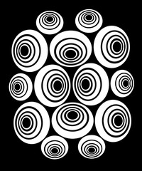 Fototapeta premium seamless pattern with circles