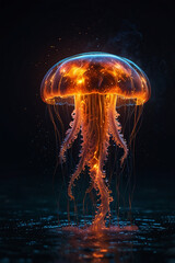 jellyfish in the water