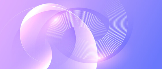 Vibrant purple gradient abstract background with circular motion 