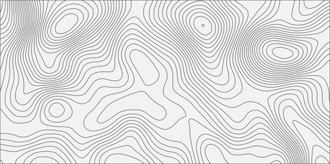 A clean, abstract background with intricate, flowing contour lines in a light grey color against a crisp white backdrop. The lines create an organic, topographic map-like pattern, with varied densiti.