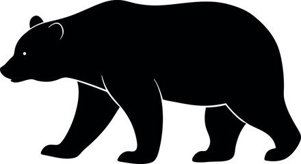vector illustration of a bear
