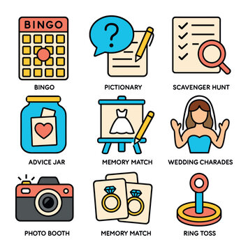 Bridal Shower Games Grid