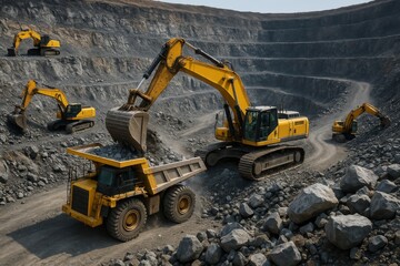 Platinum Mining Excavation &ndash; Industrial Extraction of Precious Metal