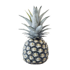 Fototapeta premium Stunning Silver Pineapple Tropical Fruit Photography