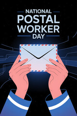 National Postal Day Story | Postal worker delivering mail with pride on National Postal Day