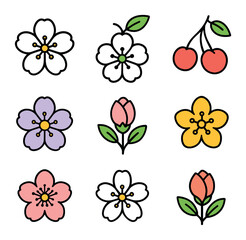 Spring Orchard Icons