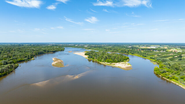 Vistula River near G&oacute;ra Kalwaria, Masovia, Poland
