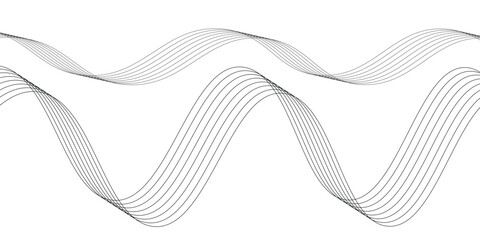 Seamless Wave Pattern: A mesmerizing display of graceful, flowing lines, creating a seamless and elegant wave pattern, perfect for adding a touch of sophistication and movement to any design.