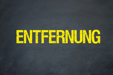 Entfernung	
