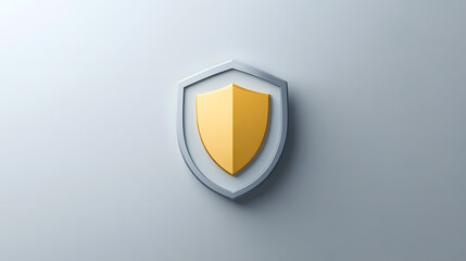 3D Golden Badge Emblem