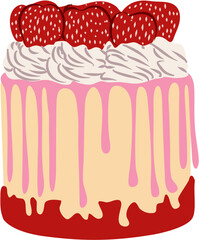 Strawberry Cake Delight