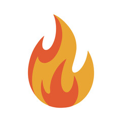 Fire flames vector illustration.	