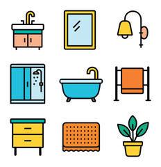 Bathroom Icon Grid