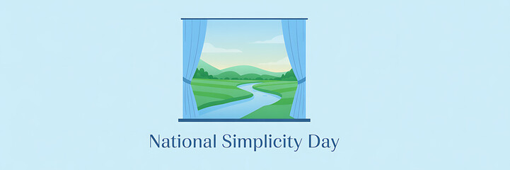 National Simplicity Day Banner