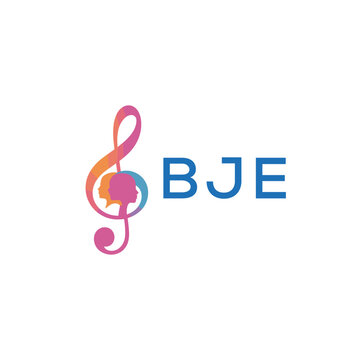  "BJE Music and Arts Logo Design, BJE Later Logo, Abstract Treble Clef with Human Faces"
