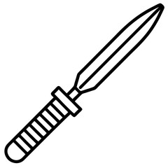 Chisel Icon Outline Illustration