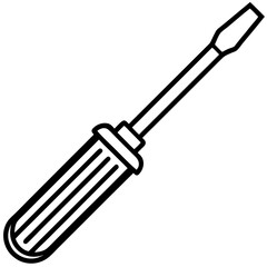 Chisel Icon Outline Illustration