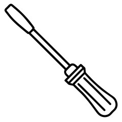 Chisel Icon Outline Illustration