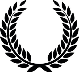 laurel wreath vector