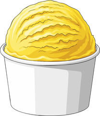 Durian Ice Cream Cup
