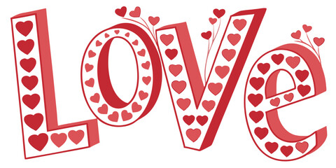 love Stylish graphic design featuring heart motif perfect