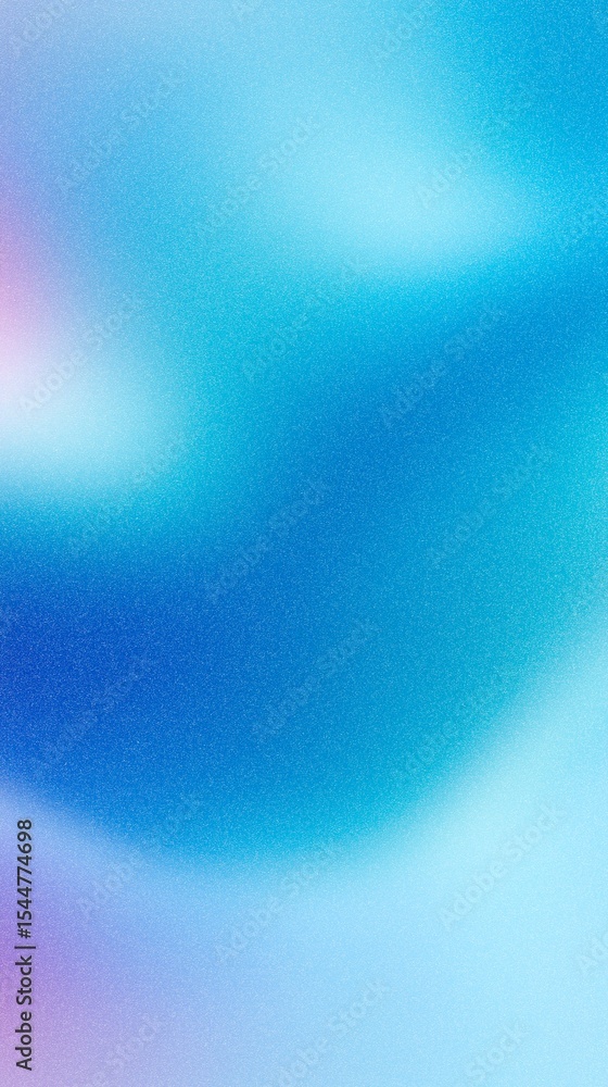 Poster abstract gradient background featuring soft hues of blue and purple, creating a smooth and calming v