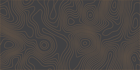 A minimalist, abstract background featuring organic, undulating contour lines in a warm, muted brown against a dark charcoal grey. The lines are thin and flowing, creating a subt