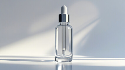 medical syringe on a white background