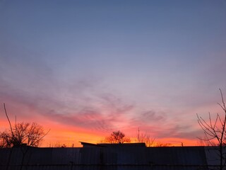 Sunset Sky – A Symphony of Colors at Dusk