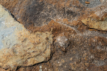 Rough stone surface