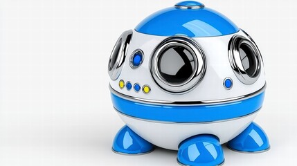 3D Rendered Futuristic Spaceship Toy