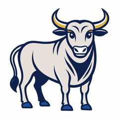 cow isolated on white