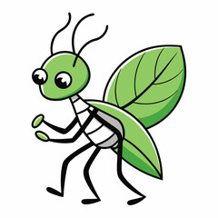 green bug cartoon