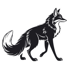 Vector illustration of a fox